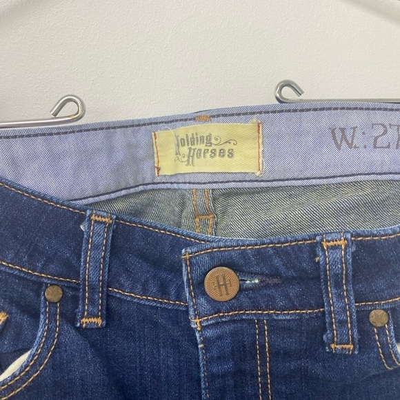 Holding horses straight leg dark wash jeans - Picture 2 of 5
